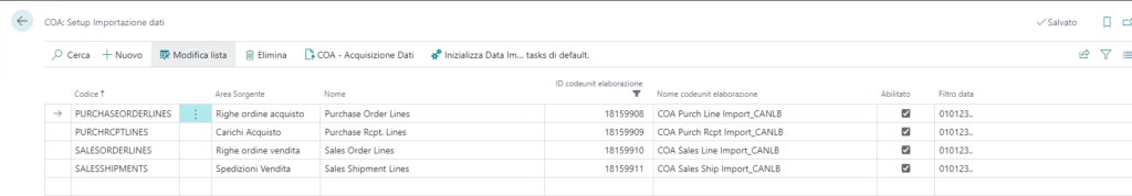 VIdeata App Tempo Zero COA: Setup delle procedure standard di acquisizione dati in Cost Accounting | NAV-lab